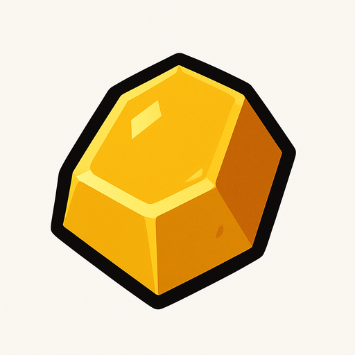 Sadece 1 Altın parçacığı.
In-Game asset.  2d.  High contrast.  No shadows