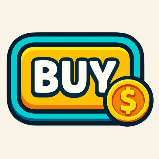 oyunlardaki satın alma butonu.
In-Game asset.  2d.  High contrast.  No shadows