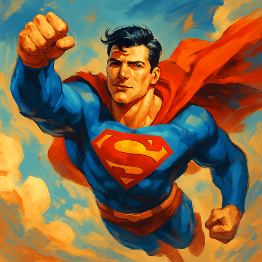 flying superman