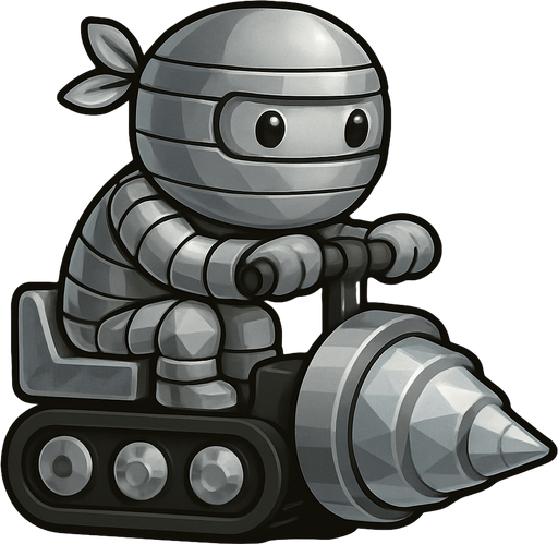 Same ninja character, with silver color