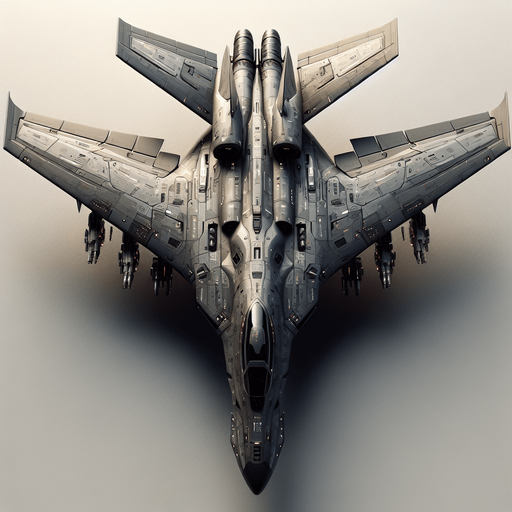 vertical top down war full bulk shark armored scifi plane
Single Game Texture.