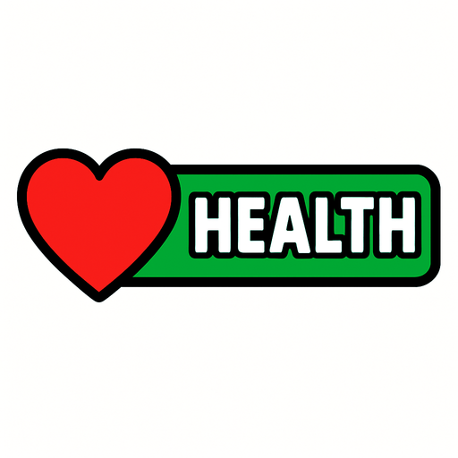 Player Health.
In-Game asset.  2d.  High contrast.  No shadows