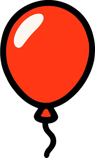 ballon.
In-Game asset.  2d.  High contrast.  No shadows