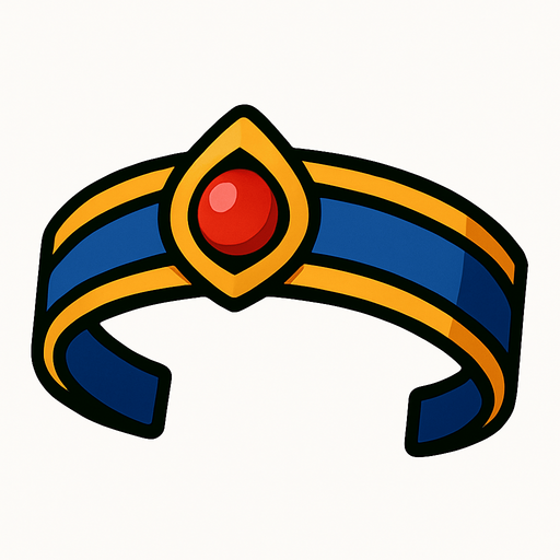 Headband.
In-Game asset.  2d.  High contrast.  No shadows