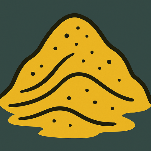 Pile of yellow sand