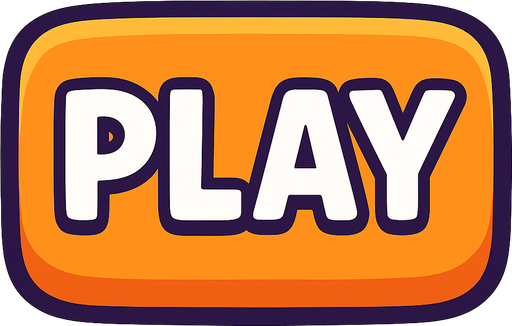 create a cute button with play written inside.
In-Game asset.  2d.  High contrast.  No shadows