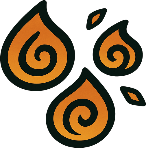 Three small ember