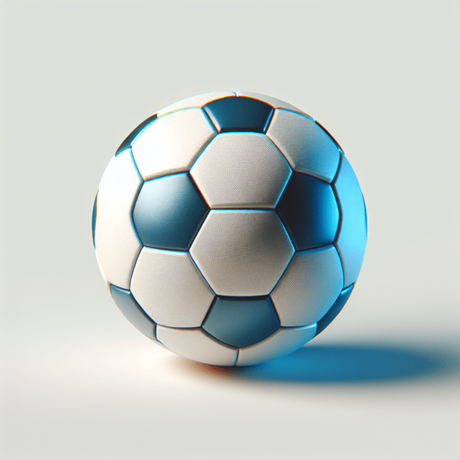soccer ball
3d.
Single Game Texture.  In-Game asset.  2d.  Blank background.  High contrast.  No shadows