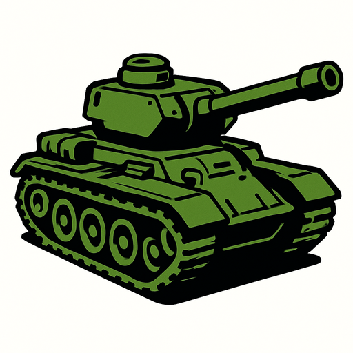 Tank.
In-Game asset.  2d.  High contrast.  No shadows