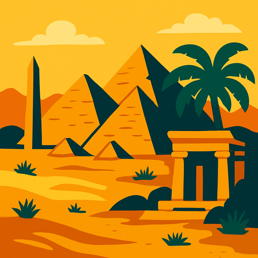 Egipto Scenery.
In-Game asset.  2d.  High contrast.  No shadows