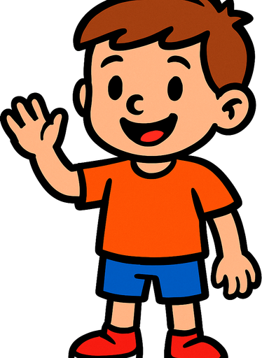 çocuk insan.
In-Game asset.  2d.  High contrast.  No shadows