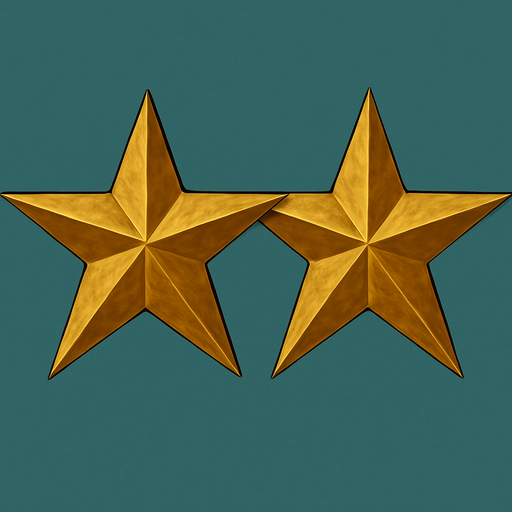 Same stars but make it two.