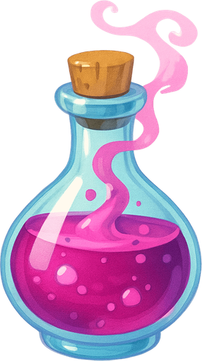 A magic potion.
No shadows