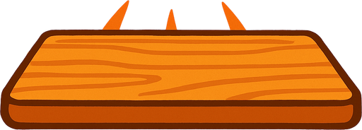 Meyve kesme animasyonu için arkaplan.
In-Game asset.  2d.  High contrast.  No shadows