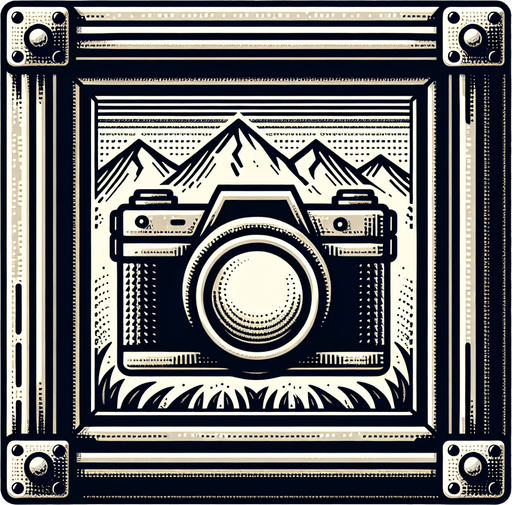 Frame of Camera viewfinder, inside viewfinder view, realistic camera, frame
Single Game Texture. In-Game asset. 2d. Blank background. High contrast. No shadows.