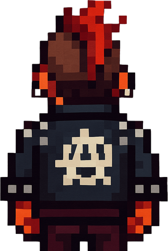 make different hairstyle and clothing, you can make punk