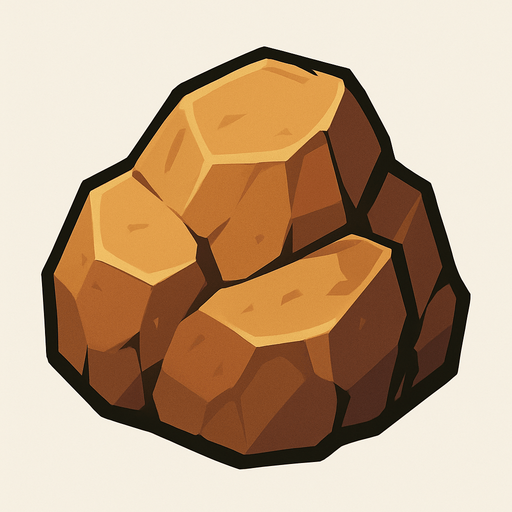 Rock.
In-Game asset.  2d.  High contrast.  No shadows