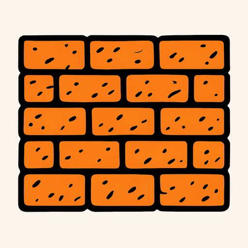 Duvar.
In-Game asset.  2d.  High contrast.  No shadows