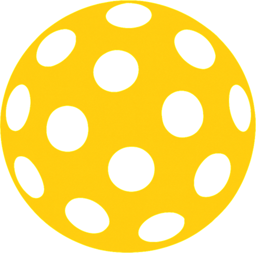 Yellow ball with black dots.
In-Game asset.  2d.  High contrast.  No shadows