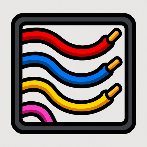 cableWire among us.
In-Game asset.  2d.  High contrast.  No shadows