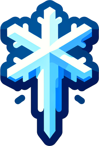 powerup freeze used in fruit ninja game.
Single Game Texture.  In-Game asset.  2d.  Blank background.  High contrast.  No shadows.
Single Game Texture.  In-Game asset.  2d.  Blank background.  High contrast.  No shadows