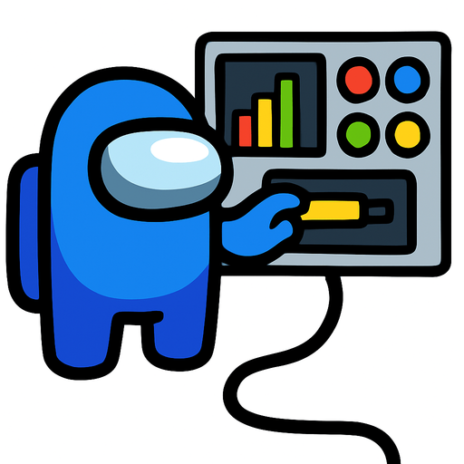 Taks Among us.
In-Game asset.  2d.  High contrast.  No shadows