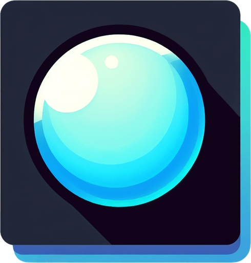 cartoon light blue circle.
Single Game Texture. In-Game asset. 2d. Blank background. High contrast. No shadows.