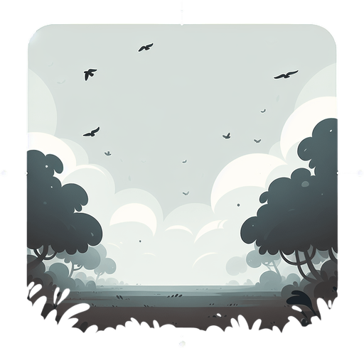 guzel 2d bir arka plan bulutlu havalar arkada ucan kuslar ve bu 2d olucak.
Single Game Texture.  In-Game asset.  2d.  Blank background.  High contrast.  No shadows. 2d