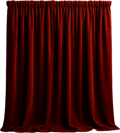 make a red curtain but just curtain like real 3d.
In-Game asset.  High contrast. shadow