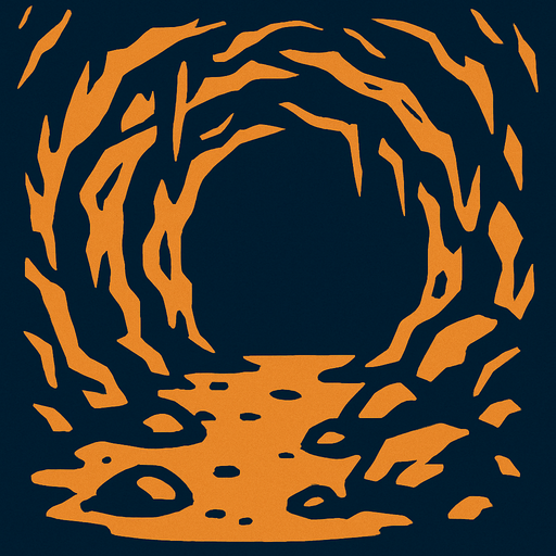 Cave.
In-Game asset.  2d.  High contrast.  No shadows