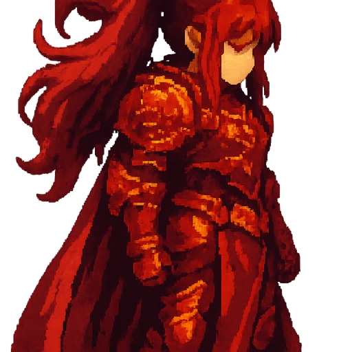 Arka plan yok olmalı 
Güçlü bir kızıl savaşçı