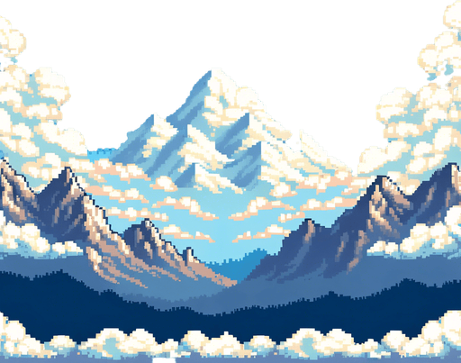 Just blue sky color, gradient, pixel