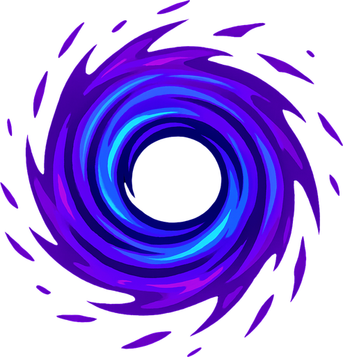 galactic portals looks like a black hole.
In-Game asset.  2d.  High contrast.  No shadows