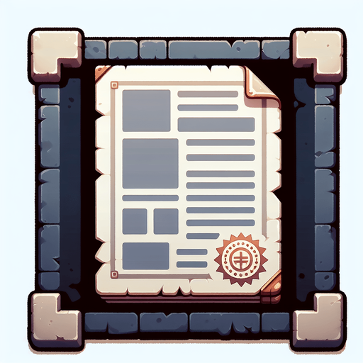 document with out stamp simple.
Single Game Texture. In-Game asset. 2d. Blank background. High contrast. No shadows.