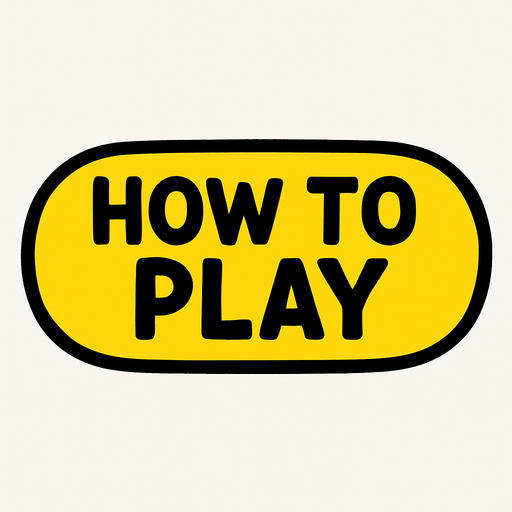 How to play button.
In-Game asset.  2d.  High contrast.  No shadows