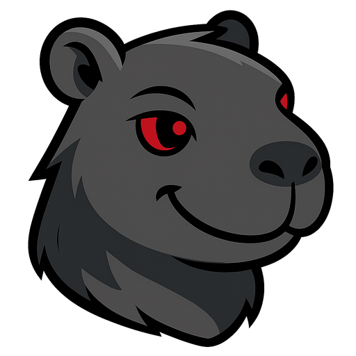 Has este capibara mas joven y pequeño. Recuerda usar los rasgos y formas de un capibara. Añadele una sonrisa sin mostrar los dientes. Sin fondo