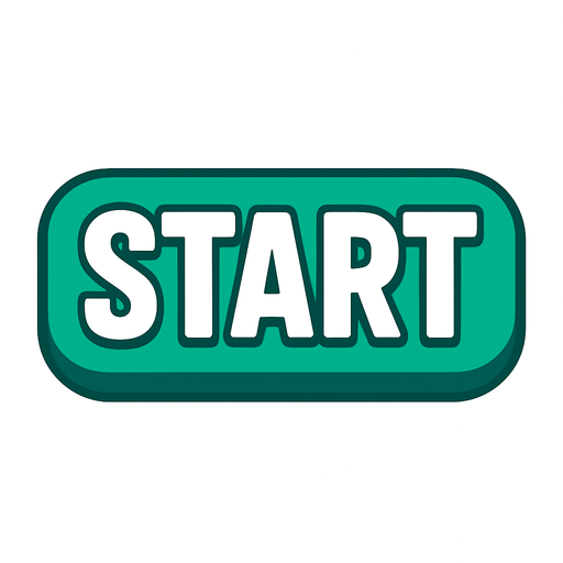 Make a starting buton.
In-Game asset.  2d.  High contrast.  No shadows