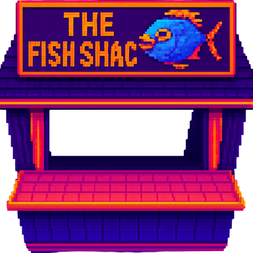 Change the sign to say “The Fish Shack” and make the window larger.