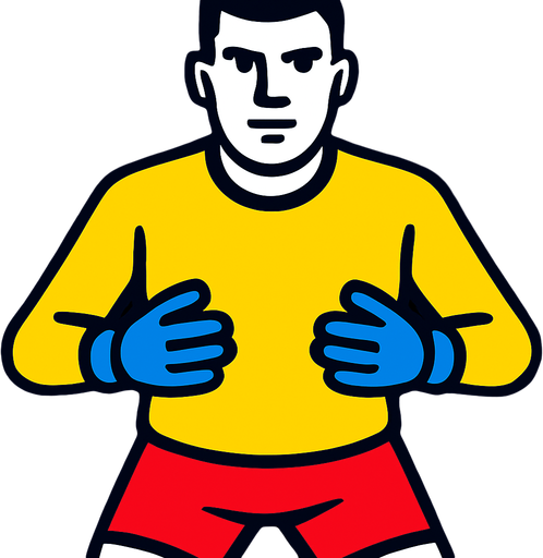 goalkeeper but without a ball