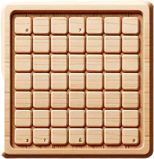A blank scrabble tile, direct top down view..
Single Game Texture. In-Game asset. 2d. Blank background. High contrast. No shadows.