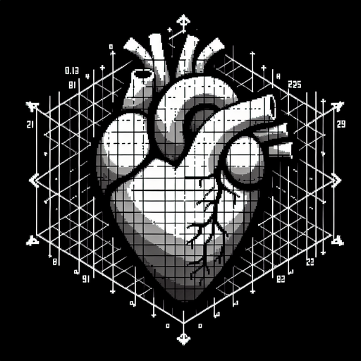 heart.
Single Game Texture. In-Game asset. 2d. Blank background. High contrast. No shadows.