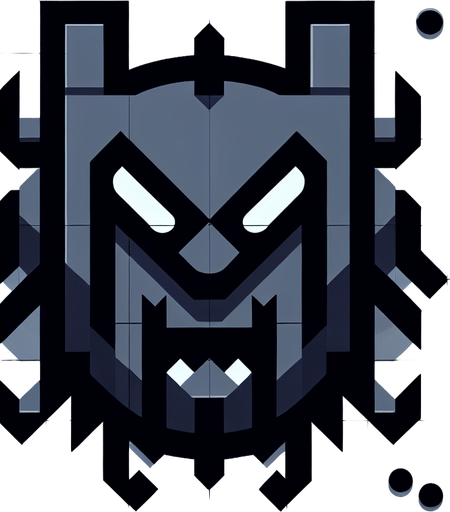 in-game asset. 2d. monster head from top view. blank background. minimalistic flat graphic. Single Game Texture. In-Game asset. 2d. Blank background. High contrast. No shadows..
Single Game Texture. In-Game asset. 2d. Blank background. High contrast. No shadows.