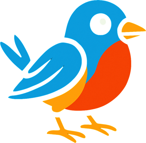 Bird.
In-Game asset.  2d.  High contrast.  No shadows