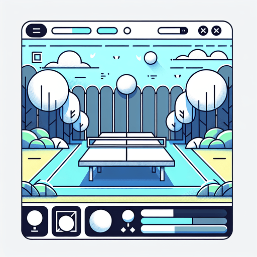 pong background.
Single Game Texture. In-Game asset. 2d. Blank background. High contrast. No shadows.