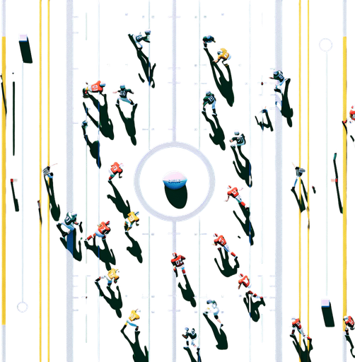 Football.
Single Game Texture. In-Game asset. 2d. Blank background. High contrast. No shadows.