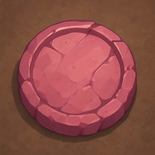 pink stone round.
In-Game asset