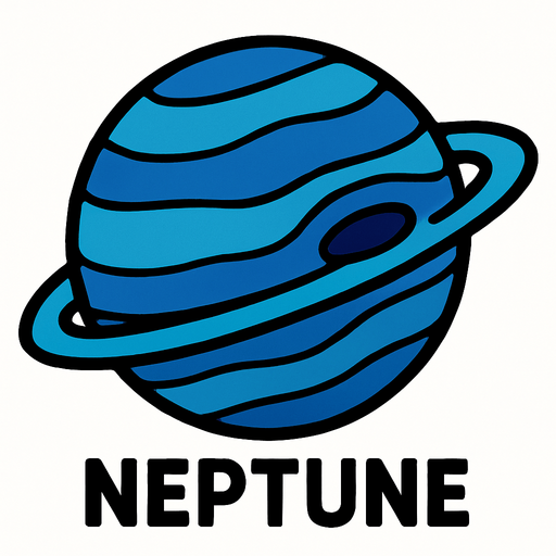 neptün.
In-Game asset.  2d.  High contrast.  No shadows