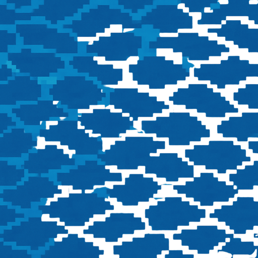 Make a 2d top-down flat image of pixelated water.
In-Game asset.  2d.  High contrast.  No shadows