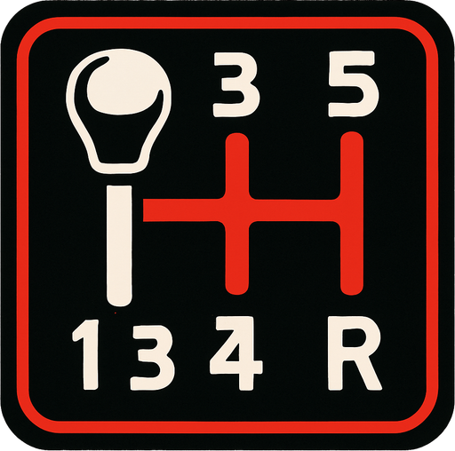 Car gear-.
In-Game asset.  2d.  High contrast.  No shadows