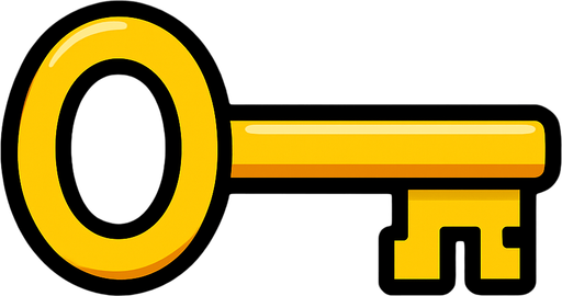 Anahtar.
In-Game asset.  2d.  High contrast.  No shadows